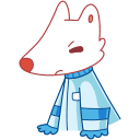 Стикер Белка и Стрелка #44 ВКонтакте