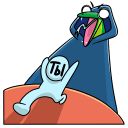 Стикер Змеян Водолеевич #5 ВКонтакте