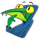 Стикер Змеян Водолеевич #7 ВКонтакте