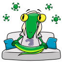 Стикер Змеян Водолеевич #10 ВКонтакте