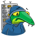 Стикер Змеян Водолеевич #11 ВКонтакте