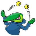 Стикер Змеян Водолеевич #13 ВКонтакте