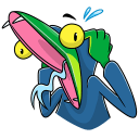 Стикер Змеян Водолеевич #29 ВКонтакте