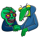 Стикер Змеян Водолеевич #31 ВКонтакте