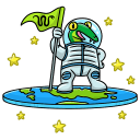 Стикер Змеян Водолеевич #43 ВКонтакте