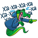 Стикер Змеян Водолеевич #44 ВКонтакте