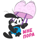 Стикер Кролик Освальд #31 ВКонтакте