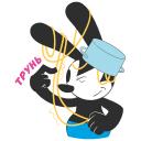 Стикер Кролик Освальд #34 ВКонтакте