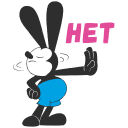 Стикер Кролик Освальд #35 ВКонтакте