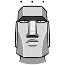 Стикер Моаи Стоун #1 ВКонтакте