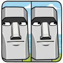 Стикер Моаи Стоун #17 ВКонтакте