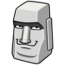 Стикер Моаи Стоун #25 ВКонтакте