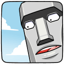 Стикер Моаи Стоун #28 ВКонтакте