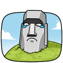 Стикер Моаи Стоун #45 ВКонтакте