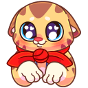 Стикер Тигруша Ванюша #4 ВКонтакте