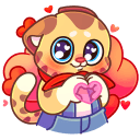 Стикер Тигруша Ванюша #43 ВКонтакте