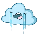 Стикер Облачко #2 ВКонтакте