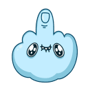 Стикер Облачко #15 ВКонтакте