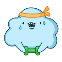 Стикер Облачко #17 ВКонтакте