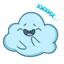 Стикер Облачко #45 ВКонтакте