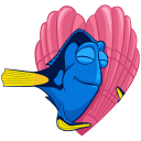 Стикер Рыбка Дори #19 ВКонтакте