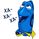 Стикер Рыбка Дори #22 ВКонтакте