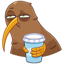 Стикер Киви Стиви #25 ВКонтакте