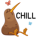 Стикер Киви Стиви #27 ВКонтакте