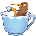 Стикер Киви Стиви #32 ВКонтакте