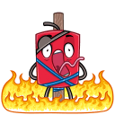 Стикер Динамит #23 ВКонтакте