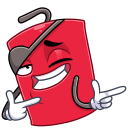 Стикер Динамит #44 ВКонтакте