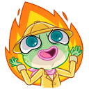 Стикер Дотти #17 ВКонтакте