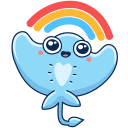 Стикер Скат Маячок #7 ВКонтакте