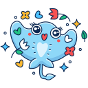 Стикер Скат Маячок #11 ВКонтакте