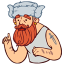 Stiker BORODİST #13 ВКонтакте