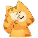 Стикер Персик и Спотти любят OREO #15 ВКонтакте