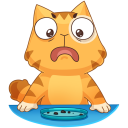 Стикер Персик и Спотти любят OREO #18 ВКонтакте