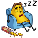 Стикер Мистер Чипс #6 ВКонтакте