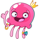 Стикер Медуза Джилл #1 ВКонтакте