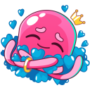 Стикер Медуза Джилл #4 ВКонтакте