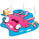 Стикер Медуза Джилл #6 ВКонтакте