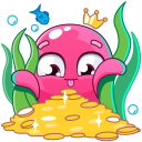 Стикер Медуза Джилл #8 ВКонтакте