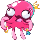 Стикер Медуза Джилл #13 ВКонтакте