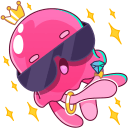 Стикер Медуза Джилл #14 ВКонтакте