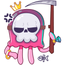 Стикер Медуза Джилл #15 ВКонтакте