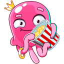 Стикер Медуза Джилл #16 ВКонтакте