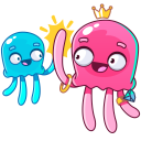 Стикер Медуза Джилл #19 ВКонтакте