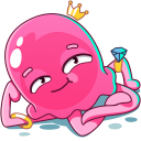 Стикер Медуза Джилл #22 ВКонтакте