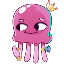 Стикер Медуза Джилл #27 ВКонтакте