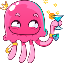 Стикер Медуза Джилл #30 ВКонтакте